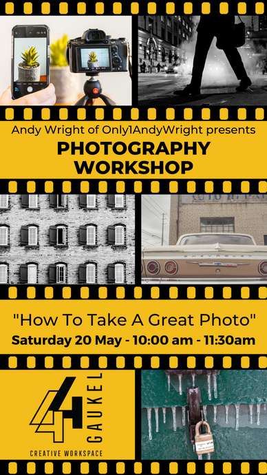 "How to Take a Great Photo" Workshop May 20, Kitchener, ON